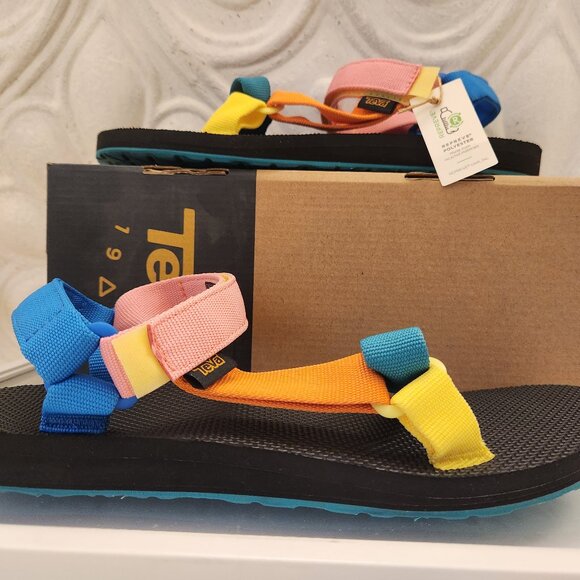 Teva Original Univeral Sandals. NIB. Multi Color. Size 12 - Picture 1 of 8